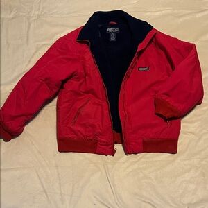 Lands' End vintage red squall Jacket